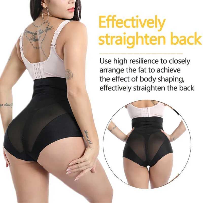 GUUDIA Tummy Control Panties Butt Lifting Sexy Mesh Breathable Body Shaper Panties Shapewear Women Flat Tummy Girdle Shapers M250225