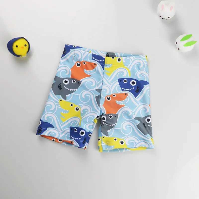 2023 Summer Children Beach Shorts Boys Cartoon Pattern Swimsuit Board Shorts 1-9Years Kids Bathing Suit Swimwear Swimming Trunks X250224