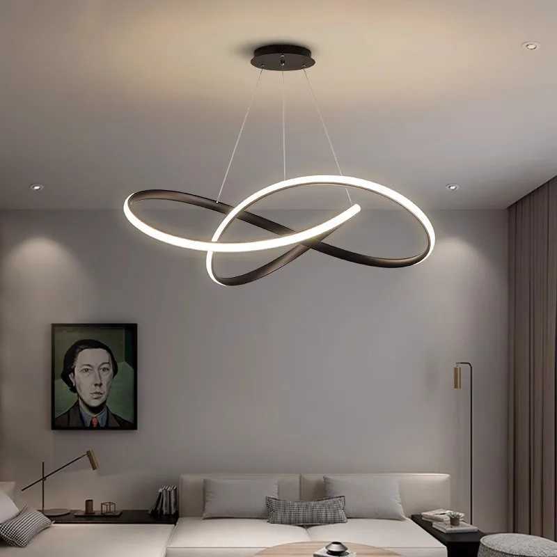 Modern Dining Room Pendant Lights Nordic LED Dining Table Ceiling Chandelier Living Room Home Indoor Bar Counter Hanging Lamp X250225