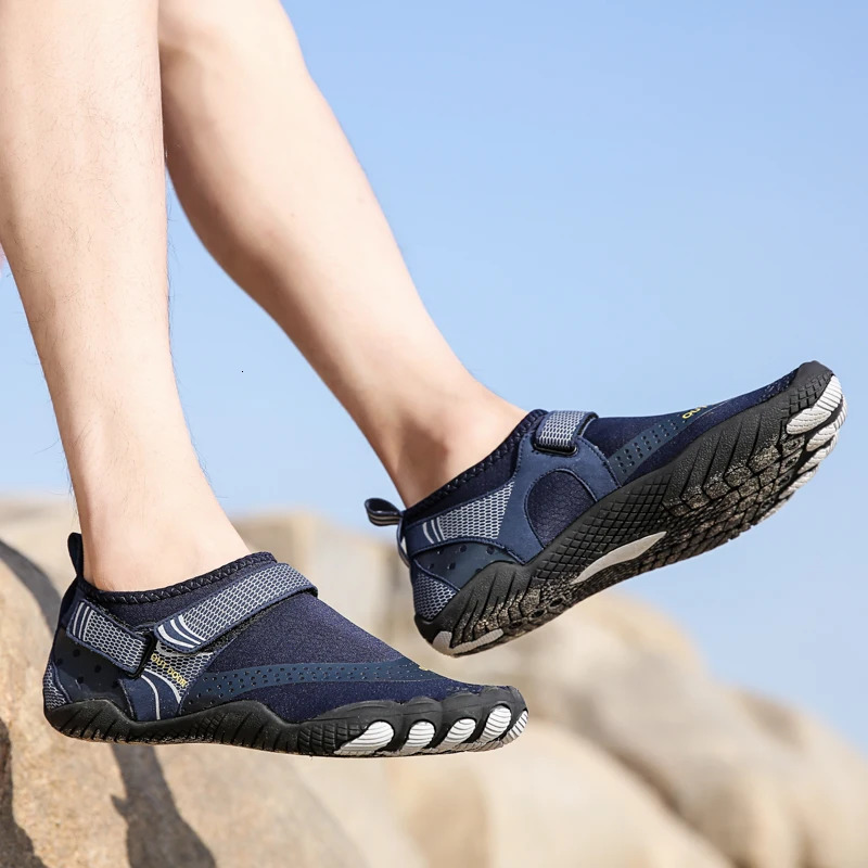 Mens Water Sneakers Swimming Beach Quick-Dry Wading Footwear Outdoor Upstream Shoes Breathable Barefoot Sandals Size 36-47 250224