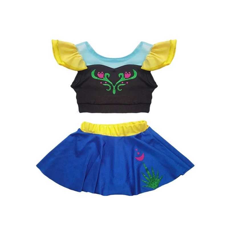 Fairy Tale Princess swimsuit girl Elsa Anna Snow White swimsuit beauty children 2-8Y swimsuit X250224