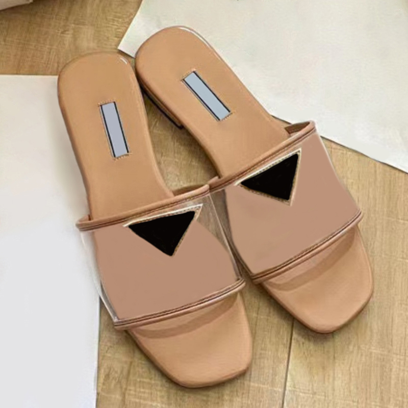 Y214 Designer Womens Slippers Summer Slides Women Sandals Flat beach slippers Printing Fashion Beach Sandles Shoes