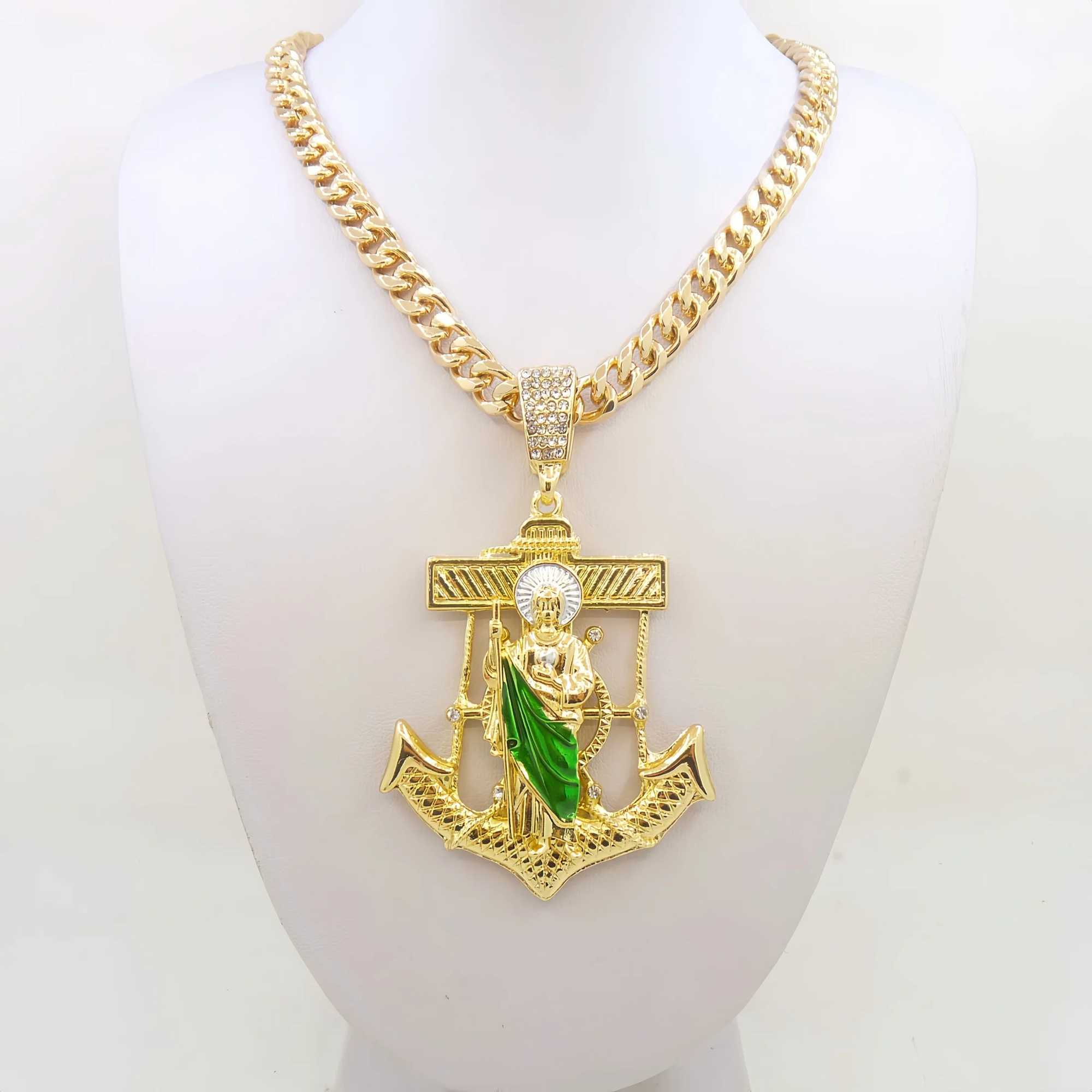 1 piece personal anchor st. jude on necklace X250224