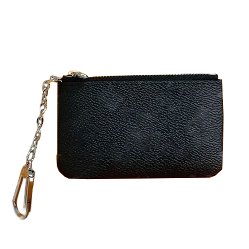 Designer Brown Leather Mini Key Wallets