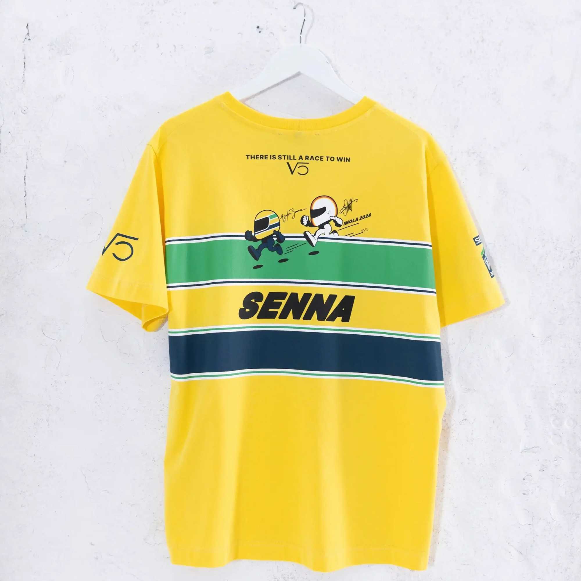 Forever Senna T-shirt Summer Fashion Mens T-shirt Casual Ayrton Senna Brazilian Formula One Legend T-shirt Graphic M250225