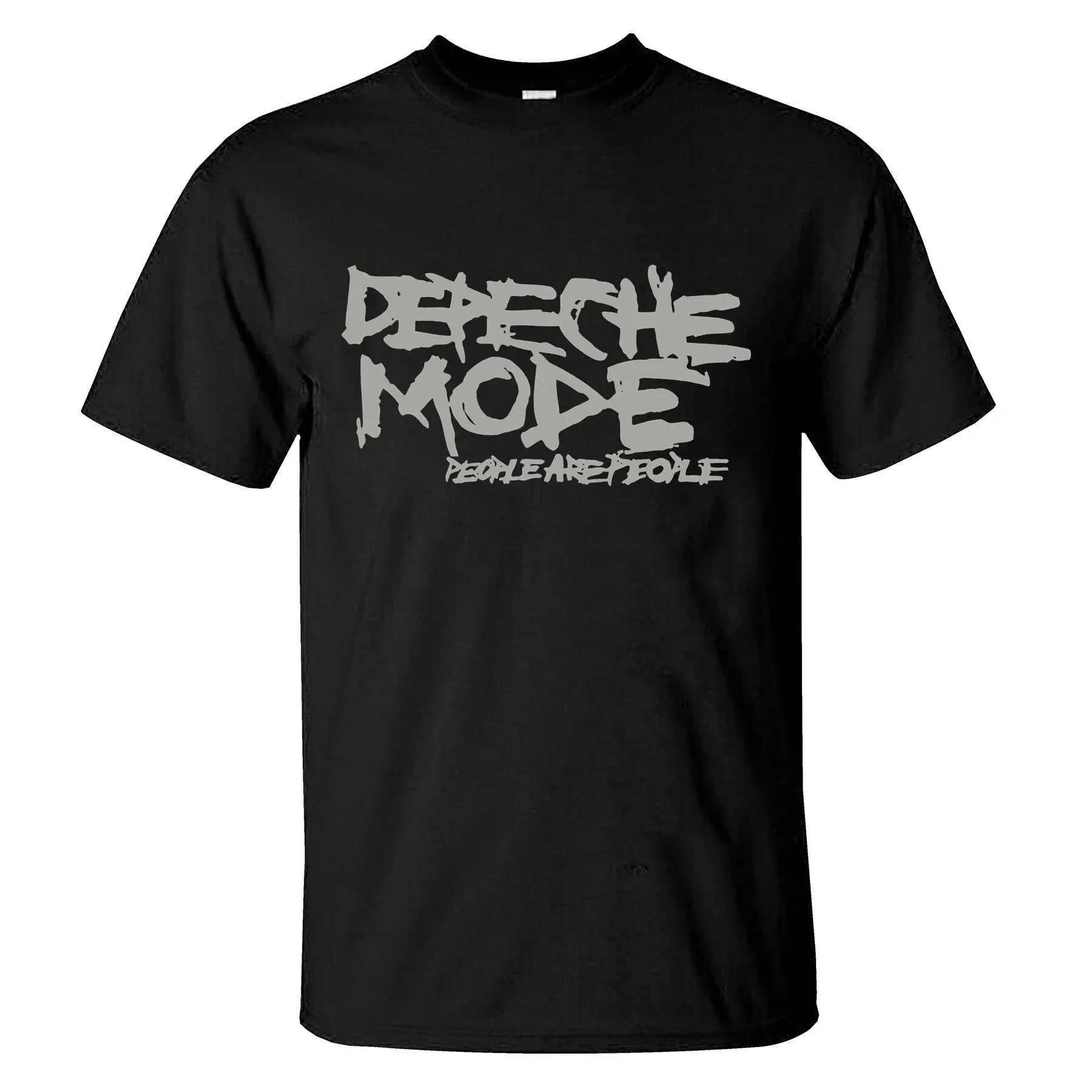 2024 Amazing Tees Men Rose Top Black By Depeche Mode T Shirt Casual Oversized T-shirt Double-sided Male T-shirts GraphicT250224