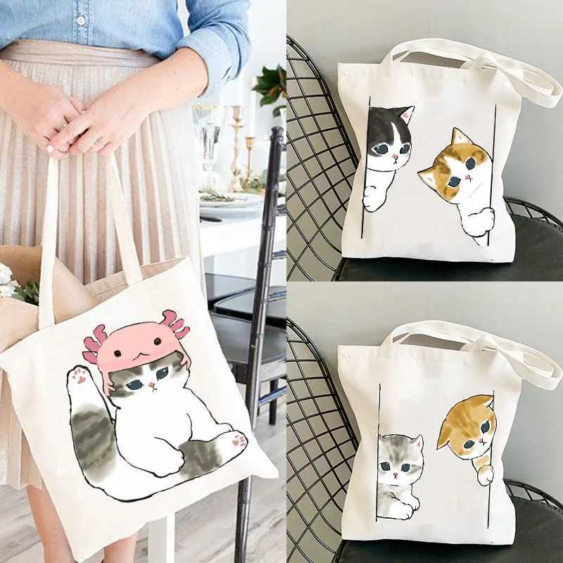 Cartoon Hip Hop Shopping Bag Womens Shoulder Bag KAWaii Cute Bag Large Capacity Harajuku Sail Bag Fun Girl Z250224