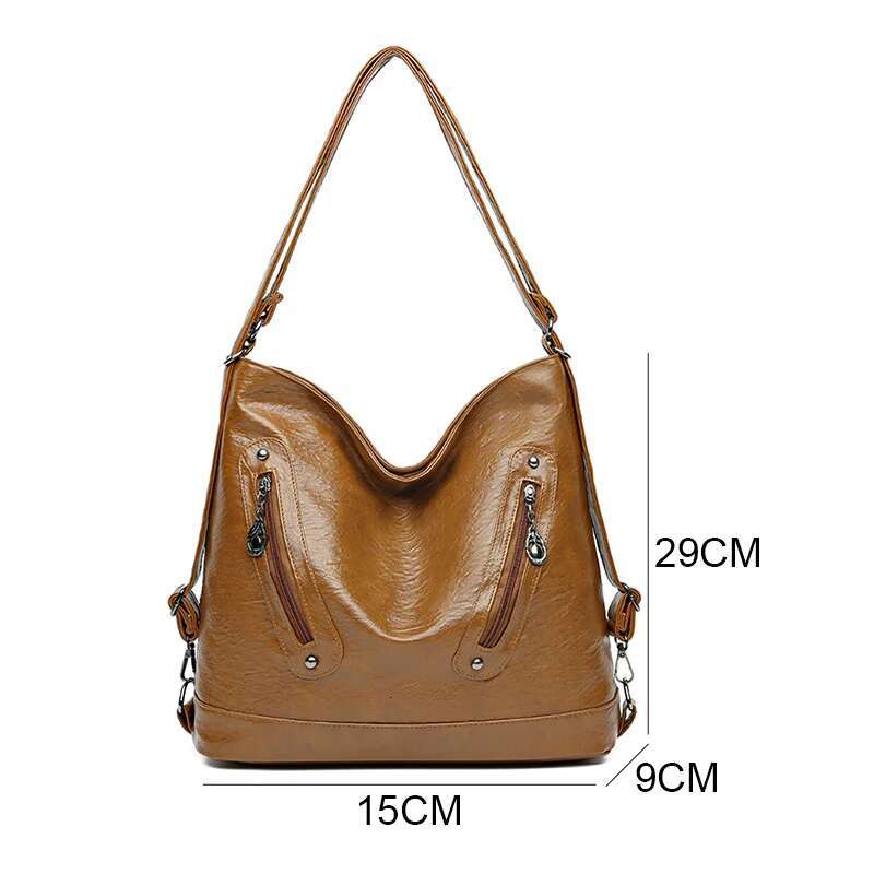 Multifunctional Soft Leather New Style4 Crossbody Shoulder Bag For Women Fashion Anti-Theft Ladies Backpack Purses And Handbag Sac