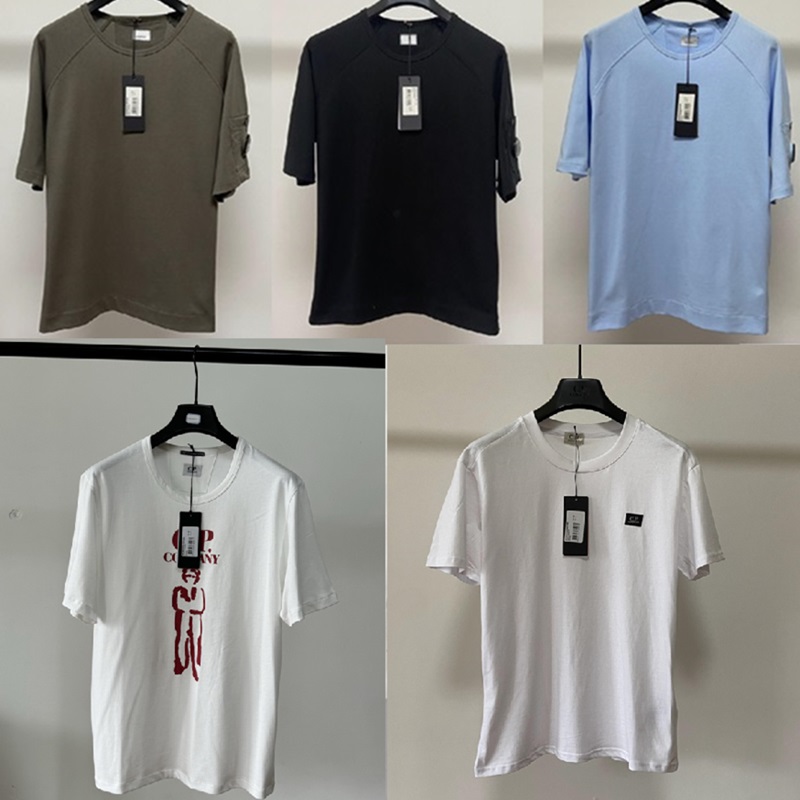 Men's T-shirt designer fashion women's T-shirt letter pattern print casual loose top trendy hip-hop couple outfit sportswear one lens badges t-shirts