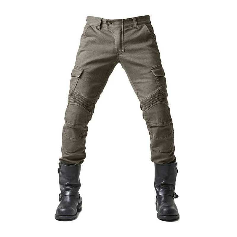 Men's Jeans Mens Denim Cargo Skinny Solid Pockets Pencil Pants Washed Ankle Length Jeans Vintage Moto Biker 2024 Summer Slim Fit Sheath z250225