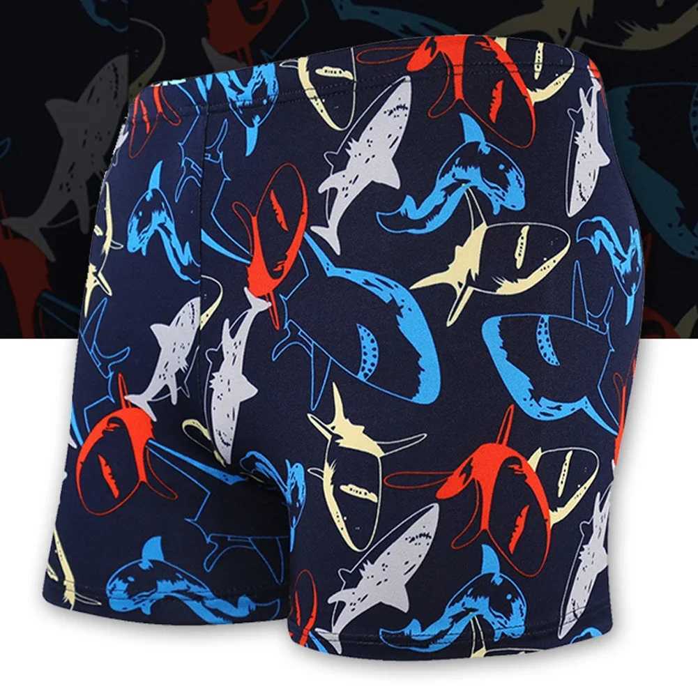 Swimming shorts swimsuits swim trunks quick drying summer swimsuits boys beach shorts surfboards mens clothing pantsXJ250224