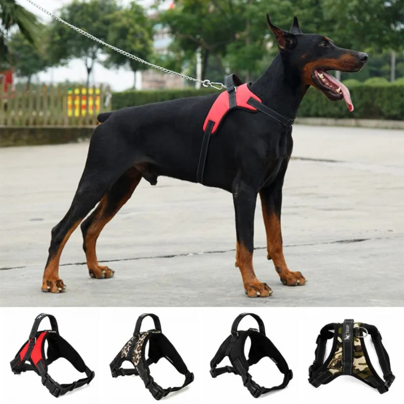 Adjustable Dog Harness Pet Large Dog Walk Out Harness Vest Collar Hand Strap for Small Medium Large Dogs Pets Accessories 250224
