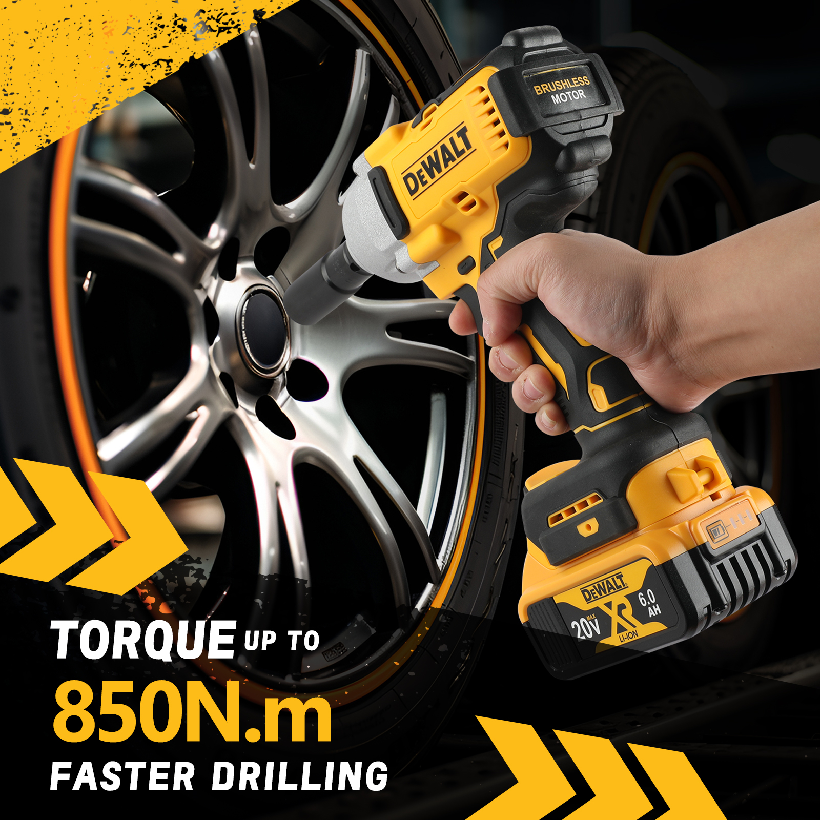Professional Grade DEWALT DCF900 Electric Drill for Precision Work - Bare Unit Available(Tool Only)