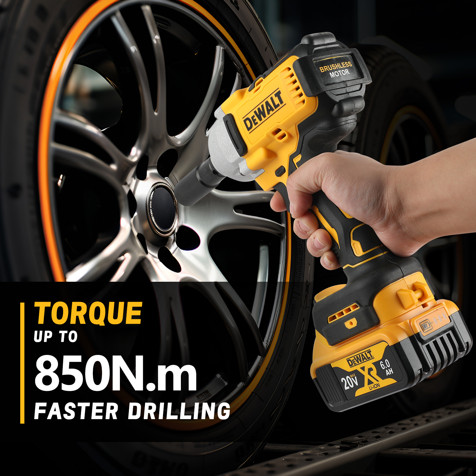 Professional Grade DEWALT DCF900 Electric Drill for Precision Work - Bare Unit Available(Tool Only)