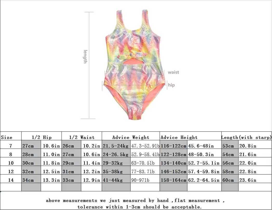 New Bow Deco Children Girls Kids Swimwear Shinning Gradient One Piece Swimsuit Summer Child Beachwear Baby Bathing Suit Monokini X250224