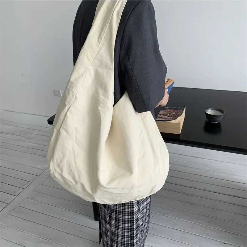 Women Canvas Crossbody Bag Oblique Cross Single Backpack Large Capacity Shoulder Bag Dumpling Hobos Bag Shoulder Bag Z250224