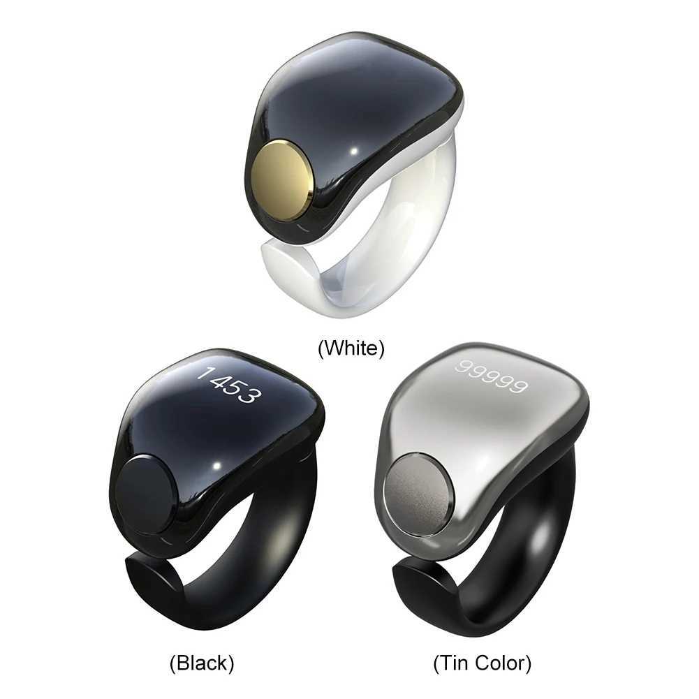 Muslim Gift Smart Electronic Counter 4 Digit Tasbeeh Tasbih Zikr Ring Digital Tally Counter Interchangeable Rings 18/20/22mm W250225
