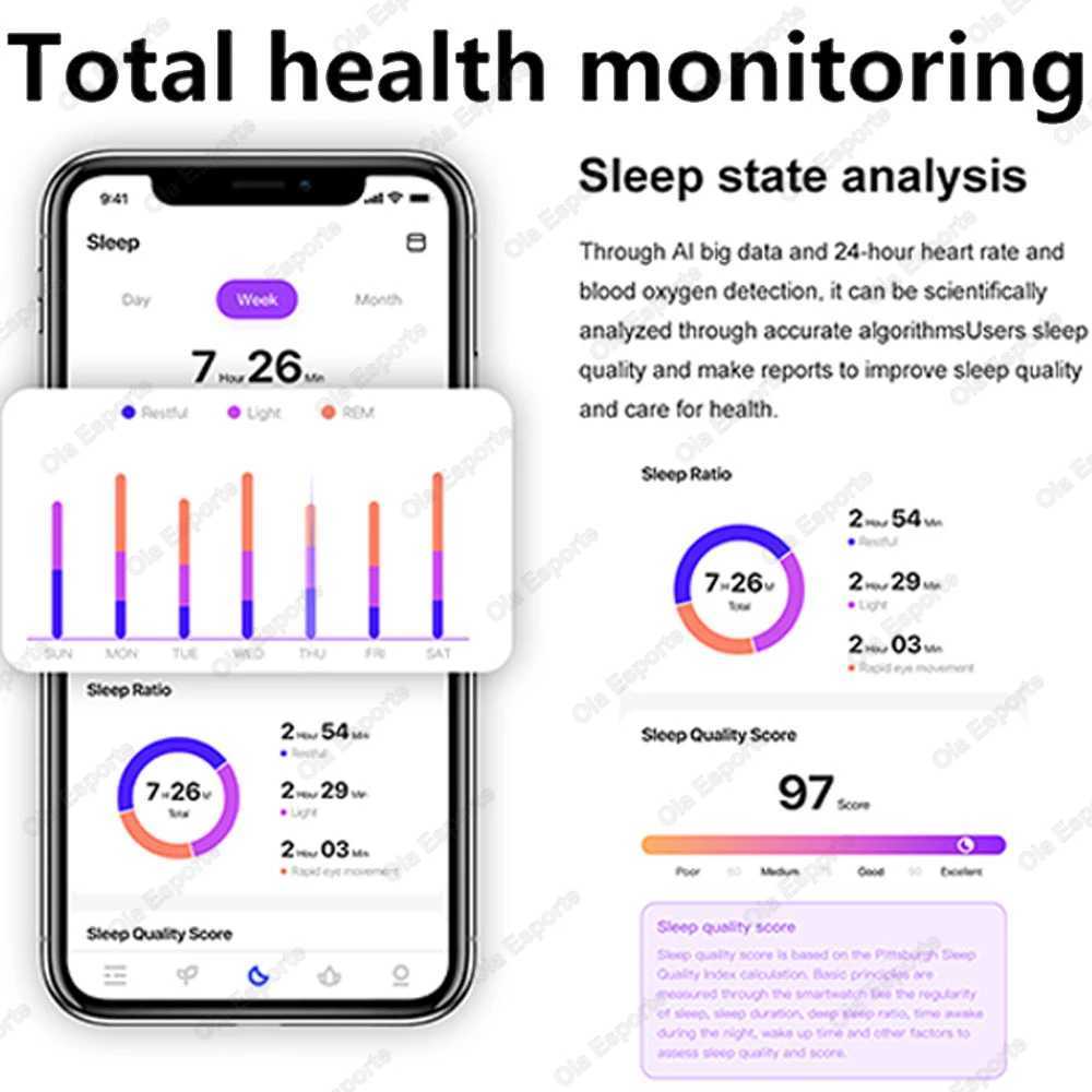 New 5ATM Waterproof Smart Ring For Samsung Galaxy Ring Men Women 24H Health Monitor Gesture Control Multi-sport Mode Smartring W250225