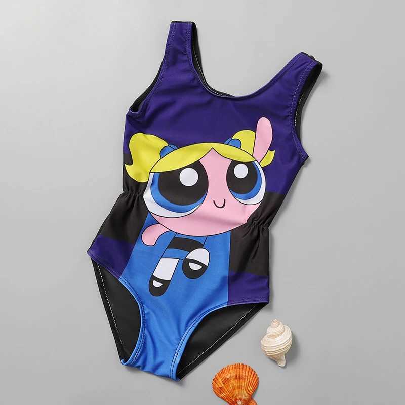 Childrens swimsuit 2021 new cute one-piece flying police womens comfortable and fast drying seaside hot spring set X250224