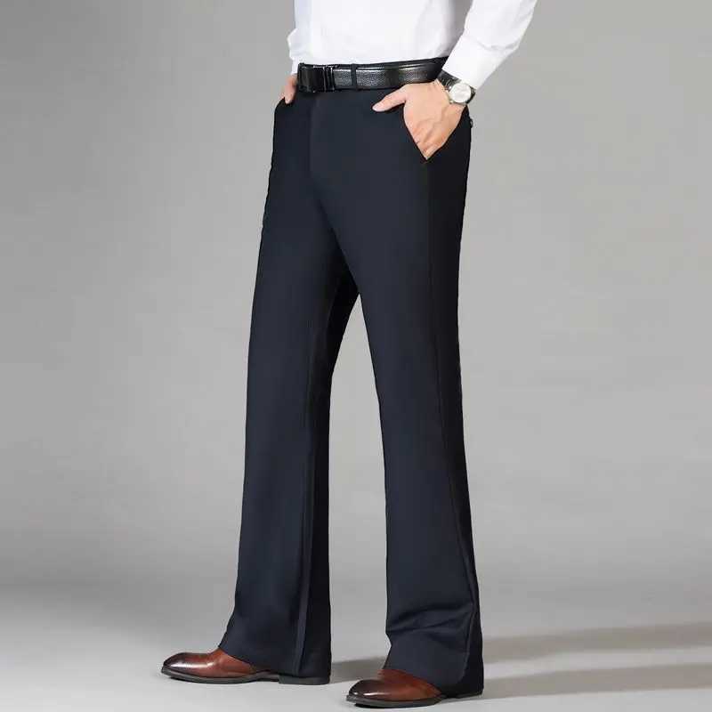 Mens Casual Pants Soft Tight Stretch Trousers for Business Social Office Workers Interview Party Wedding Mens Suit Pants A39 W250225