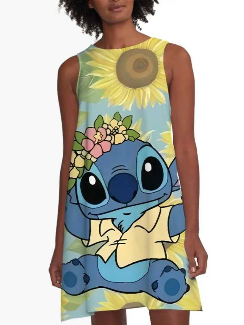 Mini Dress Stitch Top Fashion Tie Dye Sveless Sexy Short Dresses for Women 2023 Loose Womens Summer Beach Dress CoolXJ250224