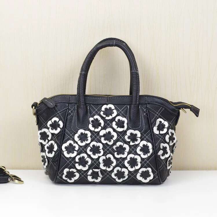 High Quality Leather Women's Multi-Color Plaid Ing Design Shoulder Ladies Fashion Wer Color Block Tote Bag 418