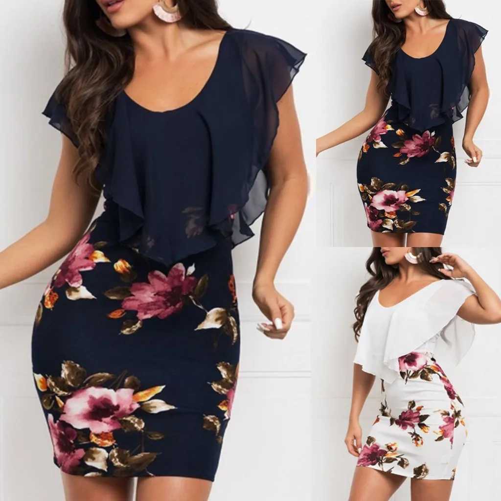 Sexy womens summer dress strapless printed Bodycon holiday party mini dress fashionable Bodycon dress Vestitos VeranoXJ250224