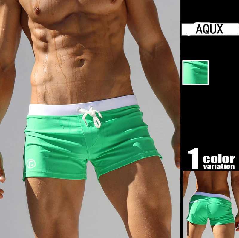 mens Swimwear Low Waist Surfing Trunk swim short sexy personality Swimsuit male pocket swimming beach board short men bathingXJ250224