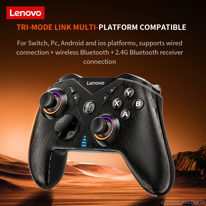 New Lenovo S05 GamePad Support Wired/Wireless Bluetooth/2.4G Receiver Connection Adaptation Switch/Computer PC/Android TV 600mAh