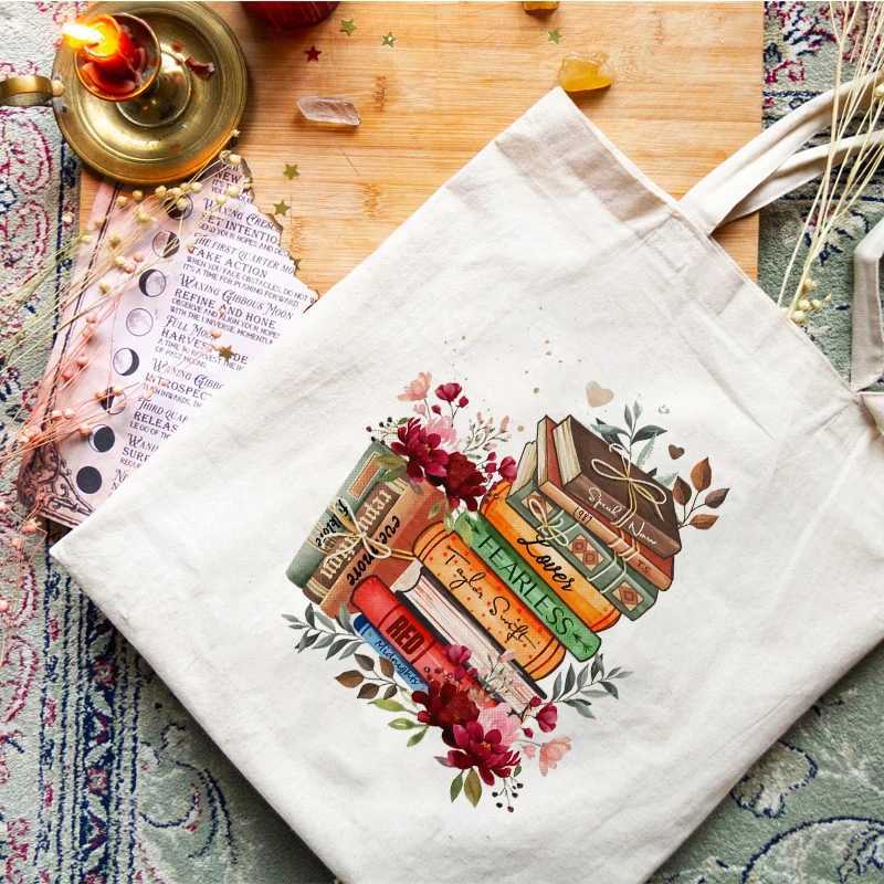 1 pc taylor Gifts Series for Women Girls Fans Singer Taylor Tote Bag The Eras Tour Keychain Swiftie Tote Bag for Singer Fan Season Z250224