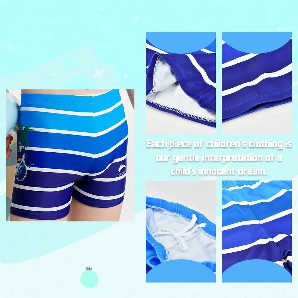 2025 Summer Cartoon Boys Swim Trunks Children Swimwear Pattern Toddler Kids Swimsuits Boys Elastic Waist Beach Shorts L-3XL X250224