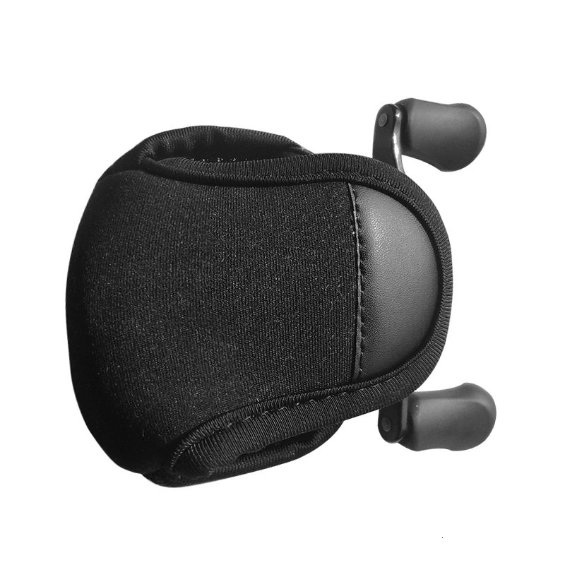 2 pieces of soft casting reel protection bag roller rotating box fishing accessory 250213