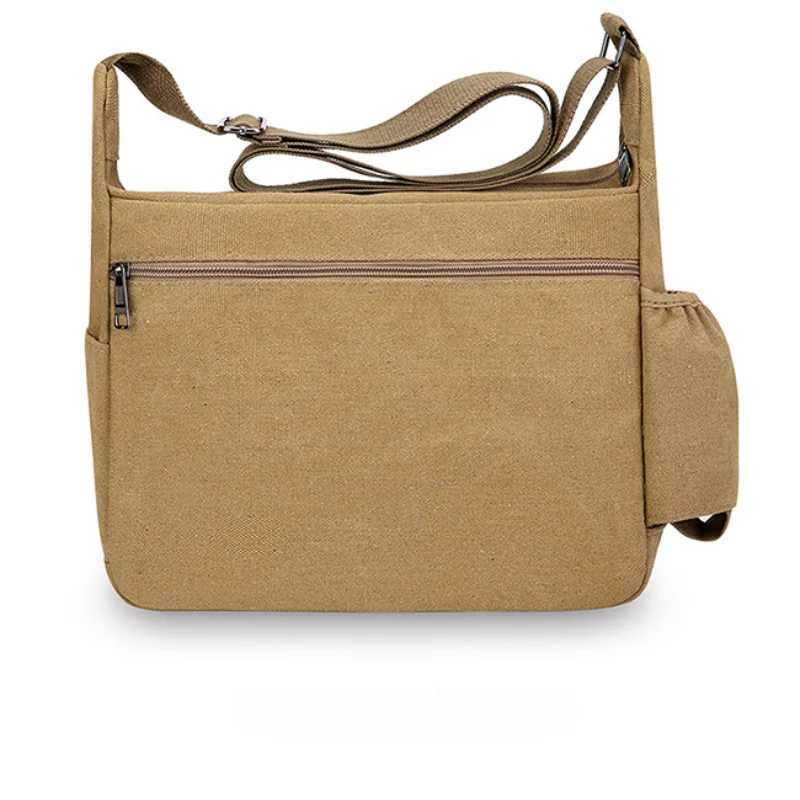 Mens Canvas Shoulder Bags Casual Tote Travel Mens Crossbody Bag Luxury Messenger Bags Fashion High Quality Handbag Z250225