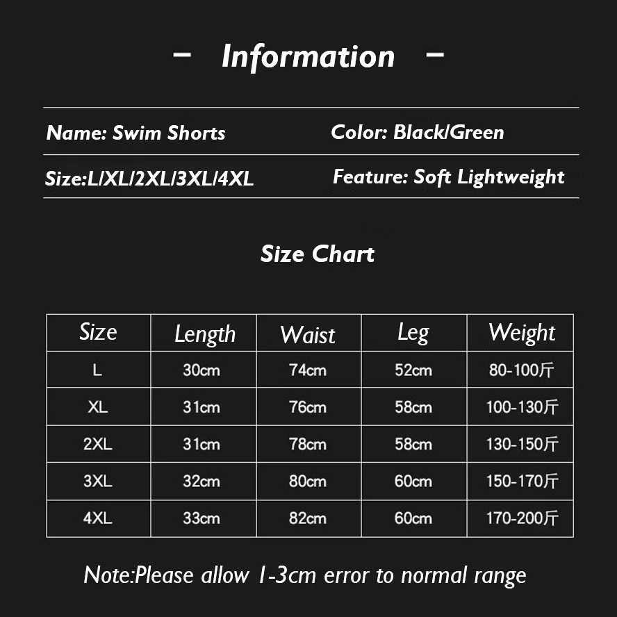 (XL-4XL)Swimming Trunks Men Hot Springs Sport Shorts Quick Dry Anti Embarrassment Beach Short Pants Loose SwimsuitXJ250224