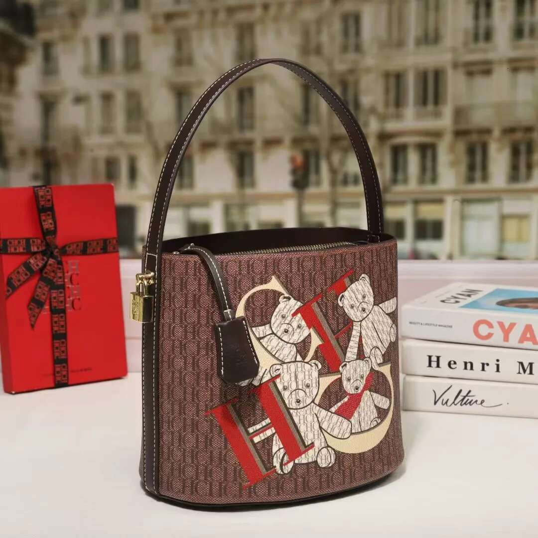 CH Shoulder Exquisite Fashion Design Handbag Multi Functional Wer Printed Women's Leather Bag