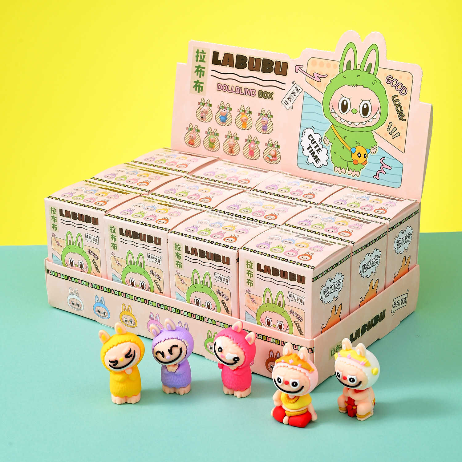 New 12/Box Flying Girl Police Labb Cloth Blind Box Doll Ornament Childrens Gift Free shipping
