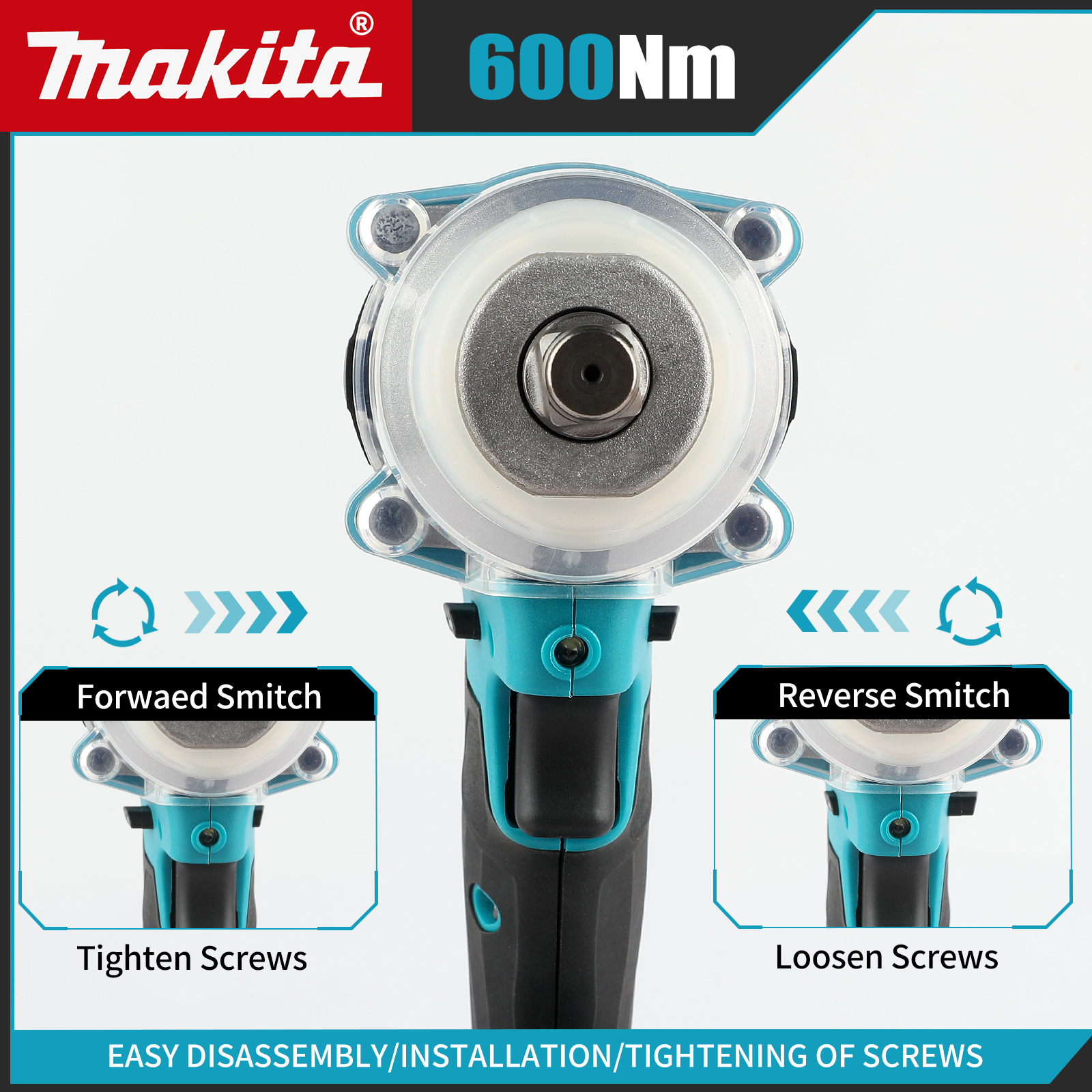 Durable Makita 600NM Single Purpose Handheld Tool for High Performance Applications(only tool)
