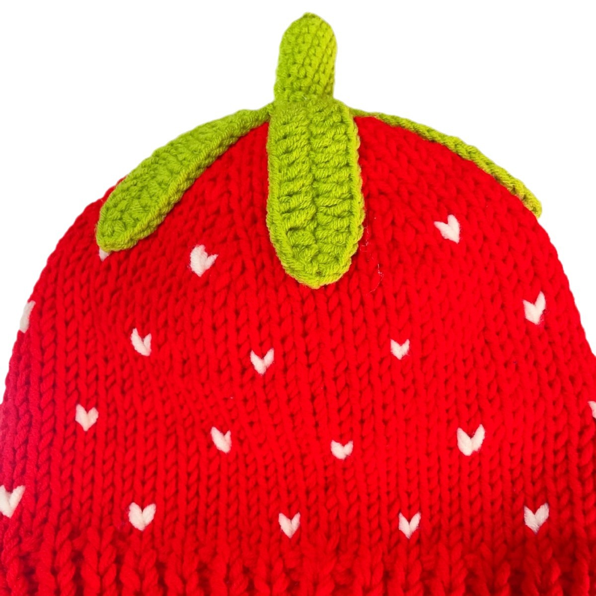 Beanie Skull Caps 2PCS/LOT Handmade Knitted Hat Cotton Knitted Hat Cartoon Cute Female Christmas Hat Adult