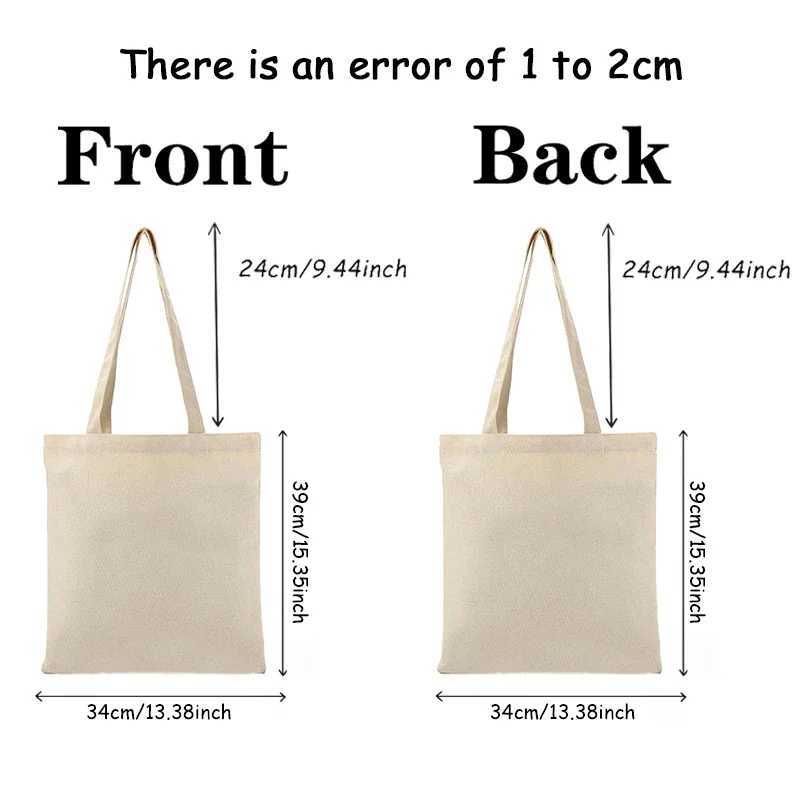 The Vibes Are in Shambles Pattern Women Tote Bag Portable Canvas Clutch Foldable and Reusable Shopping Bags Gift for Friends Z250224
