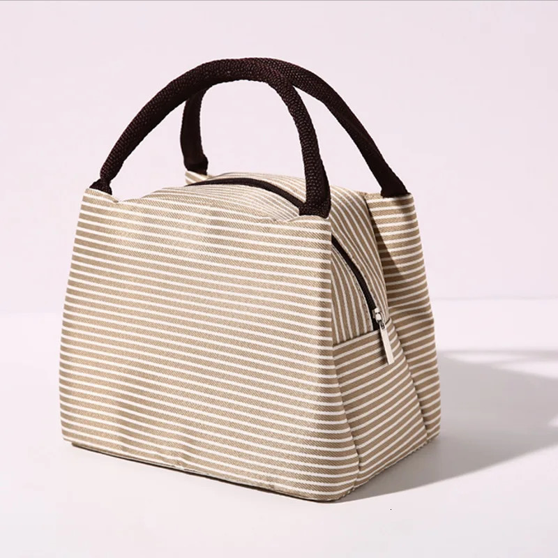 Portable Lunch Bags Thermal Insulation Lunch Box Storage Bag School Lunch Box Bag Picnic Storage Large Capacity Tote 250224