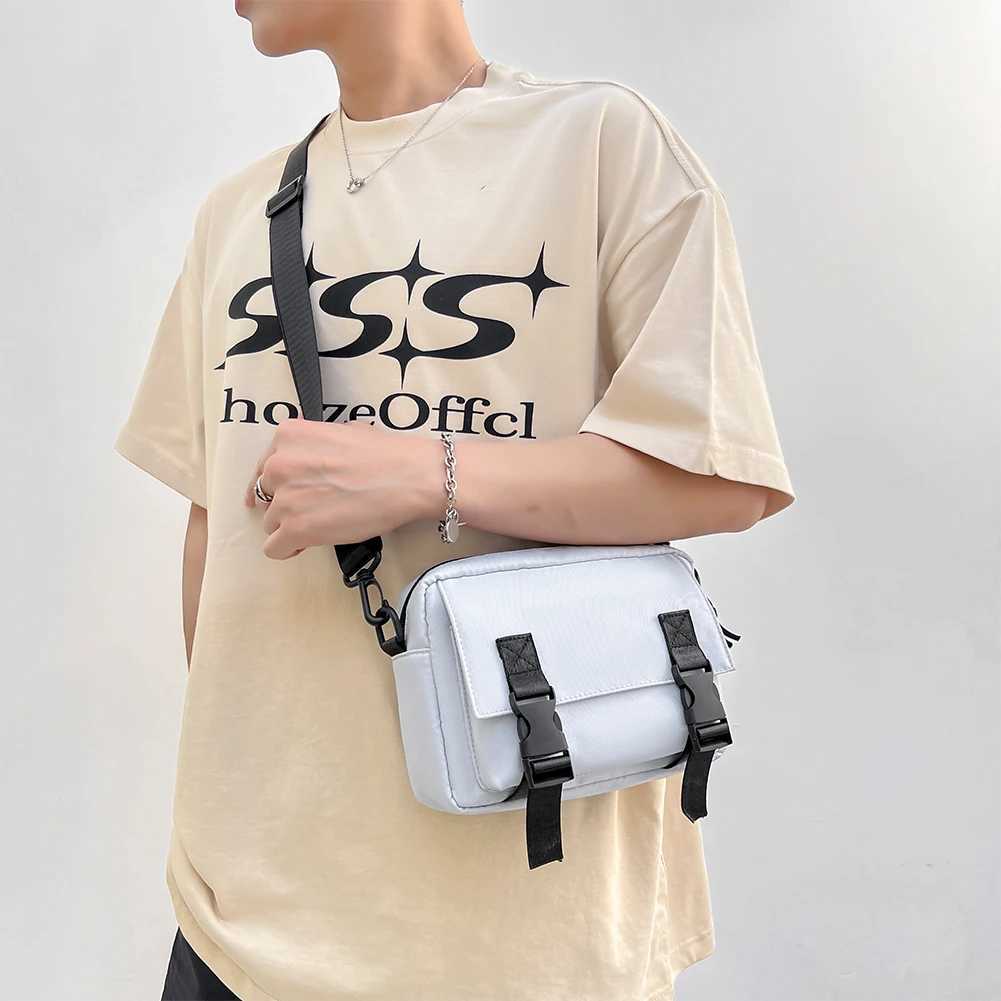 Nylon Shoulder Bag Mens Casual Messenger Travel Male Weekend Va ion Travel Waist Pack Large Satchel Crossbody Bags Handbags Z250225