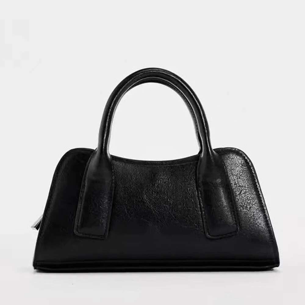 Mini Black Handbags Casual PU Leather Shoulder Crossbody Bag Tote Bags For Women 2025 Clutch Small Chains Phone Flap NEW