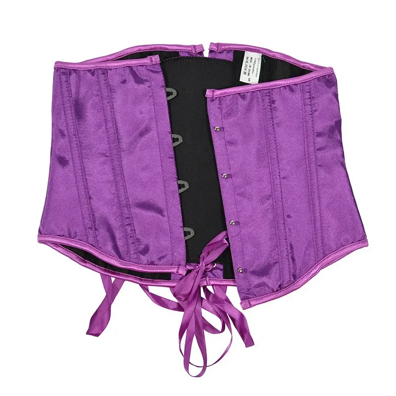 Satin Short Slimming Shaper Girdles Women Waist Trainer Corset Cummerbunds Fajas Ladies Fashion Waist Cinchers Shapewear Clothes 250224