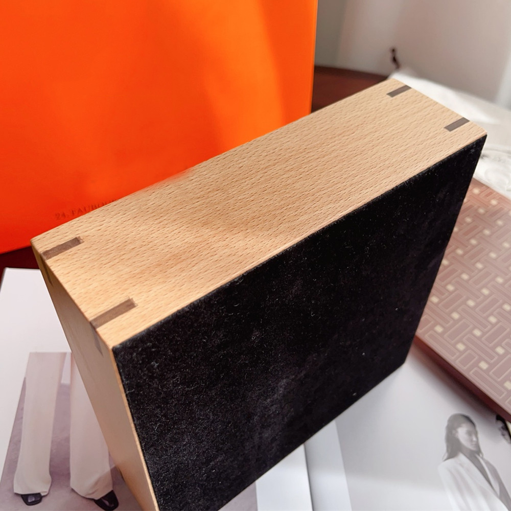 Solid wood storage box Home decor entryway jewelry change storage tray decoration