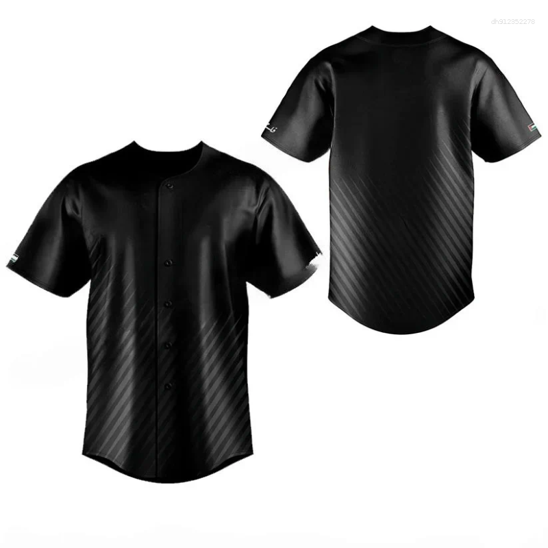 Men's Casual Shirts Palestine Baseball Jersey T-Shirt Adults and Kids Light Luxury Digital Printed Football Jersey Men's Palestine Flag T-Sh