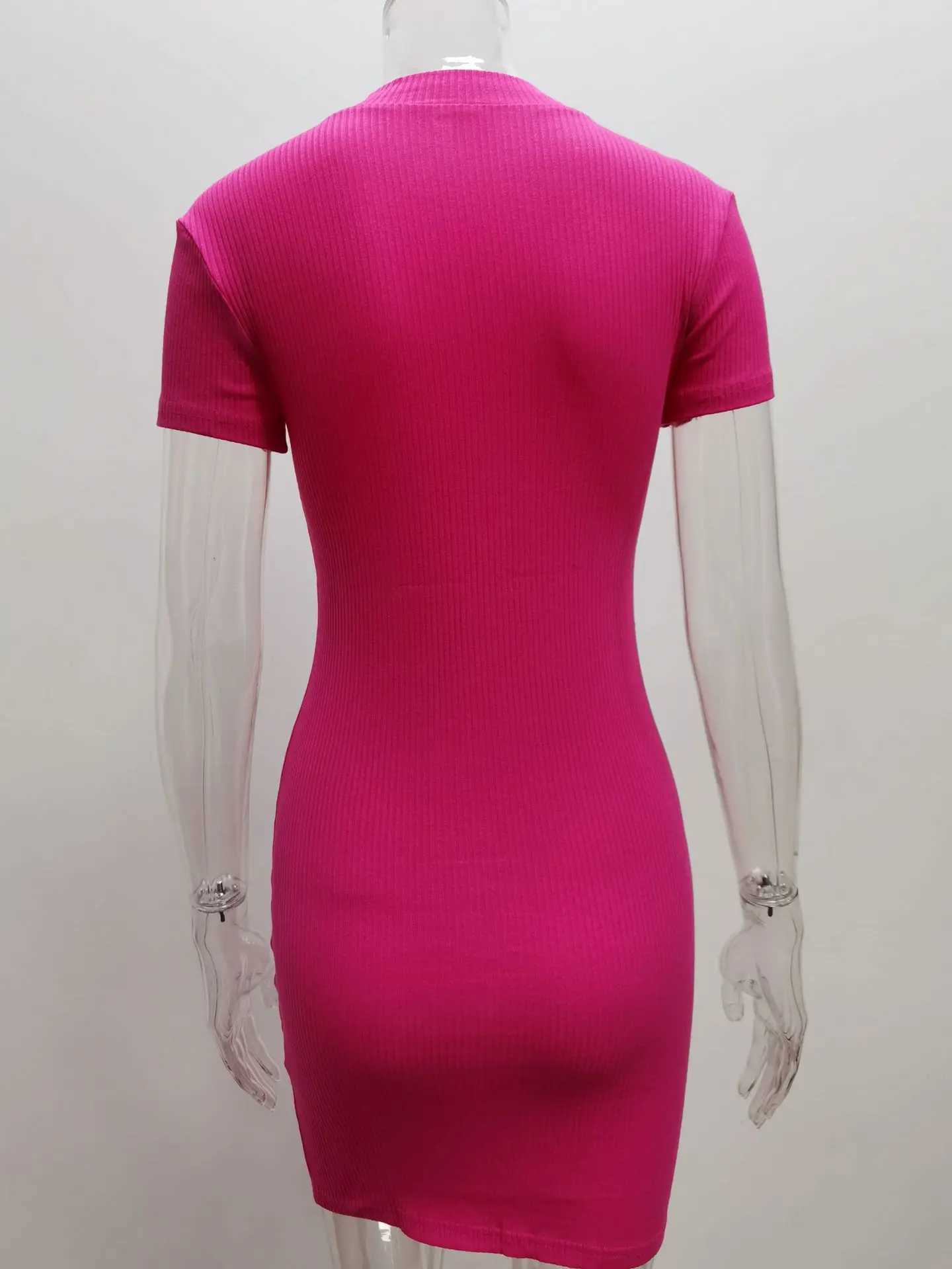 Womens Spring 2023 New Cross border European and American Dress Sexy Wrap Hip Skirt Short All Zipper miniskirtXJ250224