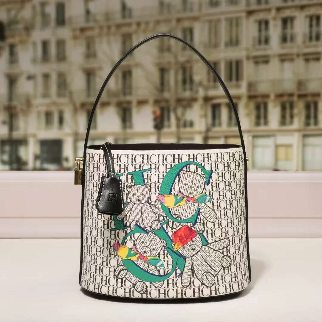 CH Shoulder Exquisite Fashion Design Handbag Multi Functional Wer Printed Women's Leather Bag