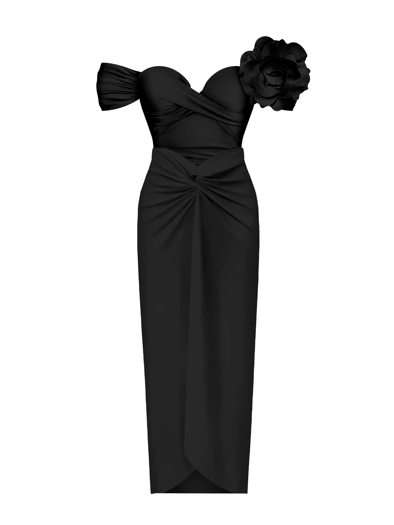 3D Flower Bikini Set Brazilian Biquini Low Waist Swimwear Push Up SwimSuit Women Solid Swimwear Sexy Beach Wear Female 250224