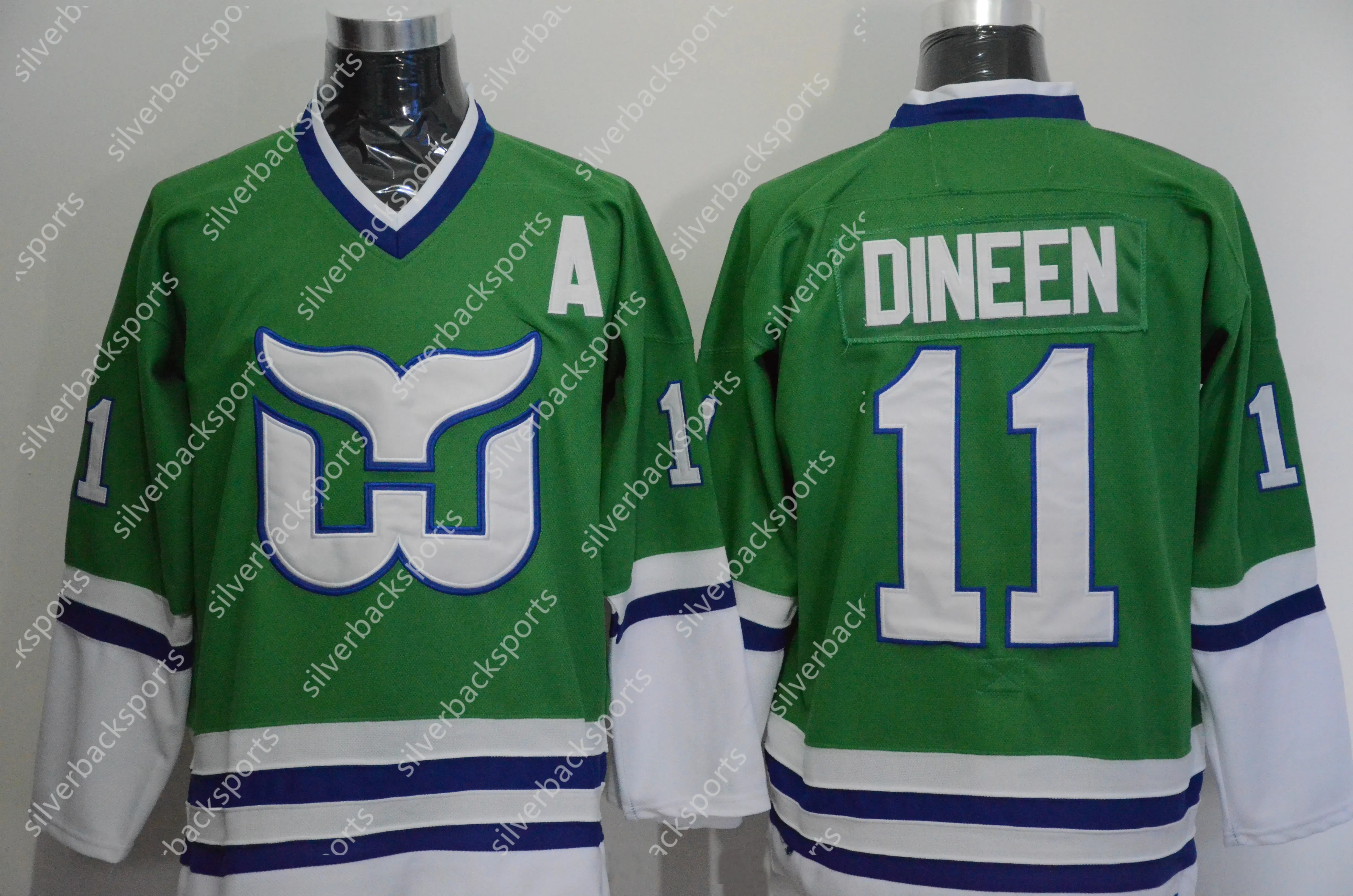 Custom Hartford Whalers 9 GORDIE HOWE Jersey 10 FRANCIS 11 DINEEN 16 VERBEEK 26 FERRARO 1 LIUT