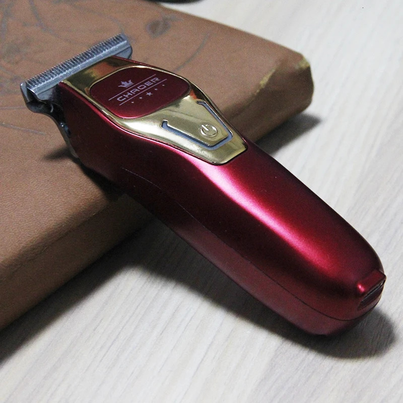 Professional Barber Salon Electric Beard Trimmer T Blade 0 MM Cordless Hair Clipper 250217